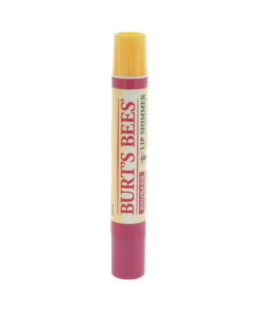 Burt's Bees Lip Shimmer - Rhubarb - 0.09 oz Rhubarb 1 Count (Pack of 1)