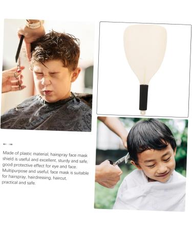 Couvre-Visage de Coiffure en Plastique pour Salon cran Facial Protection la Laque et Coupe de Cheveux Usage Professionnel Coiffure Usage Quotidien - Buy Online on GoSupps.com