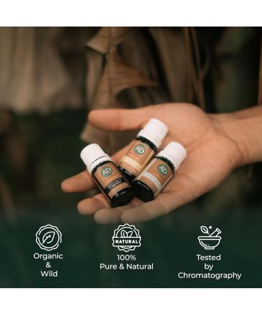 Amazonian Rainforest Essential Oil Kit Breu Branco Copaiba & Priprioca | 4 Pure Oils 2 Ounces | Sustainable Traditional Healing Gift Set - Buy Online on GoSupps.com