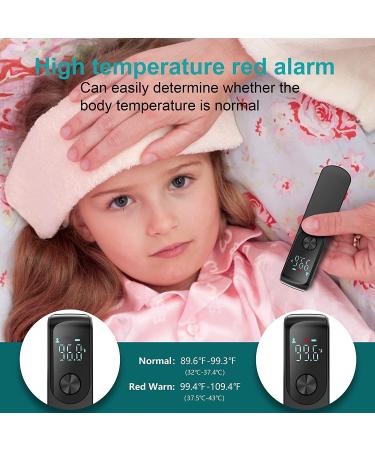KISSBOBO Touchless Forehead Thermometer - Instant Accurate Reading for Adults, Kids & Babies - Digital Infrared with Fever Indicator - Buy Online on GoSupps.com