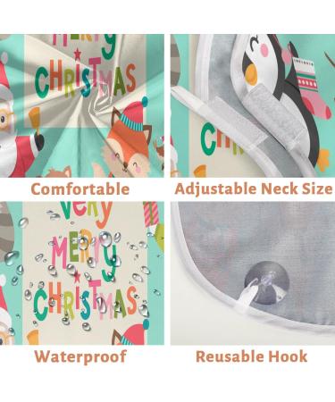 Christmas Santa Claus Beard Bib Apron | Waterproof Hair Catcher for Men | Perfect Grooming Gift with Suction Cups - Buy Online on GoSupps.com