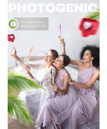 Bachelorette Party Supplies Straws 15+1 Naughty Drinking Straws Pennis Straws Party Pack Crazy Straws Bride Party - Buy Online on GoSupps.com