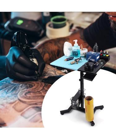 Adjustable Workstation with Pigment Holder Work Station Large Surface Workbench for Studio Beauty Salon Hair Salon - Buy Online on GoSupps.com