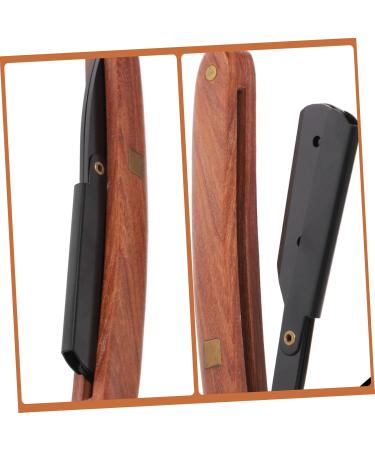Minkissy Men's Cutlery Holder & Safe Hand Razor - Metal Eyebrow Trimmer & Bamboo Razor for Precision Grooming - Buy Online on GoSupps.com