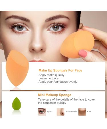 Mini LARGE Make Up Beauty Sponges Blender-Product contains: 12pac Mini and 2pac Small Make Up Beauty Sponges - Buy Online on GoSupps.com