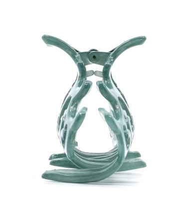 Camila Paris CP2403 Large Green French Hair Clips for Women - Antique Girls Hair Claw Jaw Fashion 3.5 Inch - Durable Styling Accessories Made in France - Buy Online on GoSupps.com