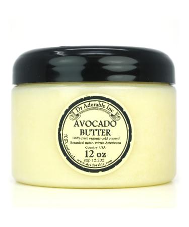Avocado Butter Pure Organic Refined Raw by Dr.Adorable 12 Oz