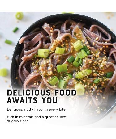 Organic Black Rice Noodles 7.7oz x 12-Pack - Vegan, Gluten-Free, GMO-Free - Medium Thickness for Stir-Fry and Pad Thai - Nature's Greatest Foods - Buy Online on GoSupps.com