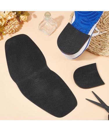 Buy WADORN Rubber Shoe Soles Repair - Non-Slip Wear Resistant Half Sole Pads for Men's & Women's Leather Boots - Buy Online on GoSupps.com