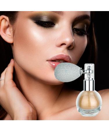 Highlighter Powder Spray Nourishing Shimmer Powder for Face and Body Young Girls Beauty Products for Home Working Gathering Shopping Dating Traveling Pochy 2# - Buy Online on GoSupps.com