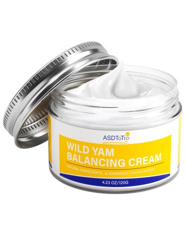 Wild Yam Balancing Cream- Organic Balancing Cream for PMS & Menopause Natural balancing cream for Women 3.5 FL OZ
