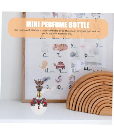 Beatifufu Perfume Bottle Essential Oil Bottle Middle Eastern Fragrance Bottle Decorative Perfume Dispenser Exquisite Bottle Decor Chic Perfume Glass Bottle Retro Perfume Bottle Empty Bottle 30 ml Red - Buy Online on GoSupps.com