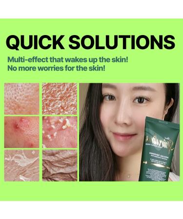 Real Spirulina Pore Perfect Mask 100g | Best Clay Face Mask for Skincare Detox & Pore Minimizing | Korean Skincare & Green Tea Infused - Buy Online on GoSupps.com