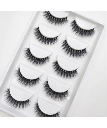 UAMOU 10/50/100 Boxes 5 Pairs Natural False Eyelashes Fake Lashes Makeup 3d Mink Extension Eyelash Mink Eyelashes Faux Cils Maquiagem Cheerfully (Color : S19 5Pairs Size : 10 Boxes 50 Pairs) - Buy Online on GoSupps.com