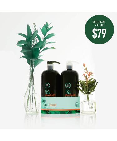 Tea Tree Tingle Color Duo: Shampoo & Conditioner Set for Vibrant Hair - Buy Online on GoSupps.com