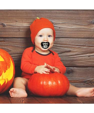Bexdug Baby Pacifier - Funny Halloween Pumpkin Skull Vampire Teeth Soother for Babies | Perfect Halloween Decor - Buy Online on GoSupps.com