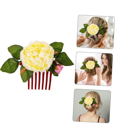 Angoily Flower Hair Accessories Slideshow Bridesmaid The Flowers Plastic Flower Headpiece - Buy Online on GoSupps.com