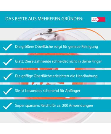 Edel+White Easy Wached Dental Floss 70m | Mint & Caipirinha Flavor | Effective Interdental Cleaner for Optimal Oral Hygiene - Buy Online on GoSupps.com