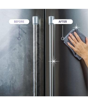 Stainless Steel Cleaner Kit - Plant-Based & Solvent-Free - Removes Fingerprints, Water Marks & Grease - Natural Essential Oils - 1 Pack - Buy Online on GoSupps.com