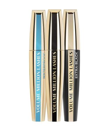 L'Or al Paris Volume Million Lashes Mascara - Extra Black 3 Pack (9.2ml) | Premium Definition & Volume International Shipping - Buy Online on GoSupps.com