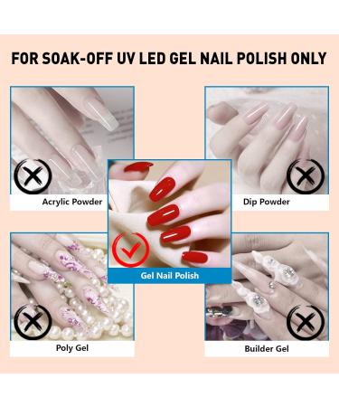 XIFEPFR Gel Nail Polish Remover Kit - Professional 2 Pack with Liquid Latex & Manicure Tools - Remove Gel Polish in 2-5 Minutes - Buy Online on GoSupps.com
