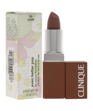 Clinique Even Better Pop Lip Colour Foundation Lipstick - 04 Subtle 0.13 oz - Buy Online on GoSupps.com