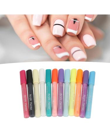 Nail Painting Pens Fast Drying Nail Art Pens Comfortable Grip for Nail Salon - Buy Online on GoSupps.com
