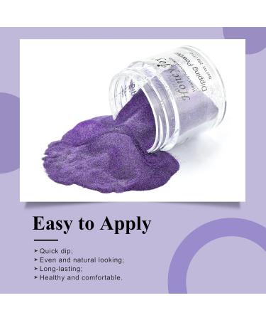 28g Dark Purple Dipping Powder for Summer Gel Nails - No Lamp Cure, Natural Dry | HJ-ND064B-No.27 - Buy Online on GoSupps.com