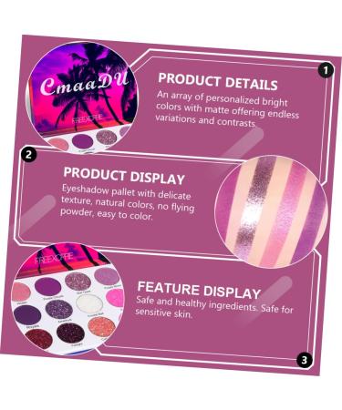 POPETPOP 1 Box Palette Eye Shadow Cosmetic Supplies Glitter Powder Makeup Palette 1 count (Pack of 1) Colorful - Buy Online on GoSupps.com