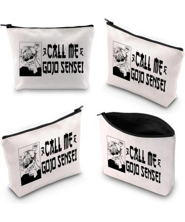 Wumpa Jujutsu Anime Cosmetic Bag for Satoru Gojo Fans | Call Me Gojo Makeup Bag with Zipper | Perfect Gift for Women & Girls - Buy Online on GoSupps.com