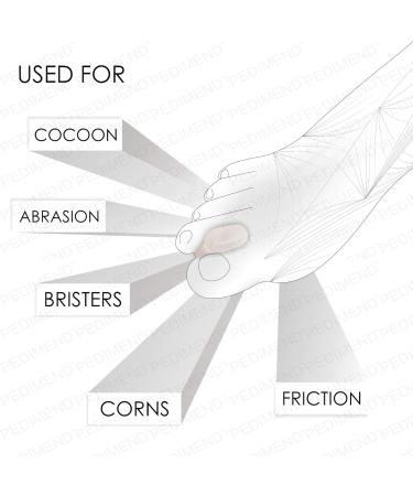 PEDIMEND Silicone Gel Toe Spreader for Bunion Treatment & Bunion Pain Relief - Prevent Painful Rubbing - Crooked Toe Cushion - Feet Care Thumb Bone Tool - Unisex - Foot Care (4PAIRS - 8PCS) - Buy Online on GoSupps.com