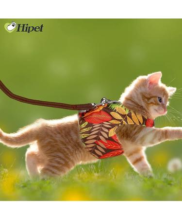 Escape Proof Cat Harness and Leash Set - Air Mesh Vest for Small Dogs - Reflective Gold S - Buy Online on GoSupps.com
