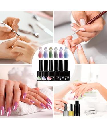  yybng Set of 6 color-changing gel nail tips - Magnetic - Color gradient - Buy Online on GoSupps.com
