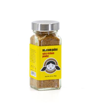 The Spice Lab Nom Nom Paleo Spicy Sichuan Peppercorn Powder - 2.8 oz French Jar - Gluten Free Spicy Seasoning with Szechuan Chili Flakes - Dried Sichuan Chili Powder Seasoning - All Purpose Kosher, Non GMO & Paleo Friendly Spicy Sichuan Seasoning