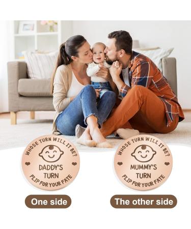 Opopark Funny Decision Coin New Baby Gifts for New Parents (Rose Gold) - Buy Online on GoSupps.com