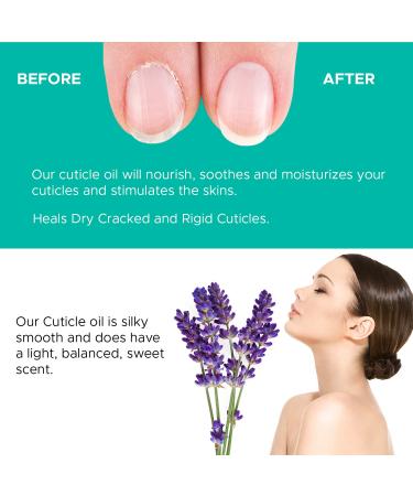 Karlash Salon Spa Premium Cuticle Oil - Vitamin E Infused, Soothes & Moisturizes, 0.5 oz (Lavender & Tea Tree) - Buy Online on GoSupps.com