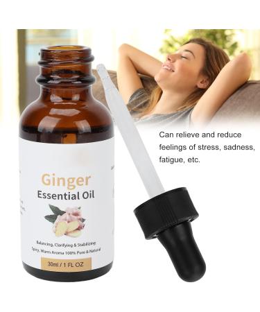 Ginger Oil 30ml - Improve Blood Circulation Relaxation & Massage Essential | Shop Internationally - Buy Online on GoSupps.com