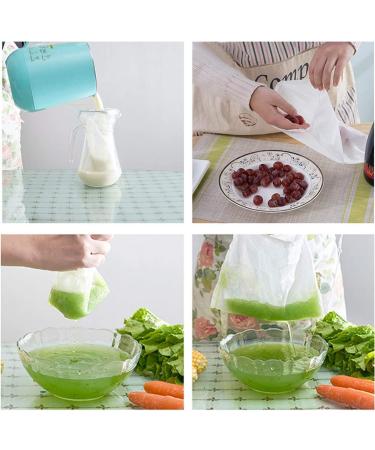 LERORO 2-Pcs Reusable Nut Milk Bag for Almond Milk & Cold Brew Coffee - Large 10 x 12 Inches Nylon Mesh Cheesecloth Strainer Bag - Buy Online on GoSupps.com