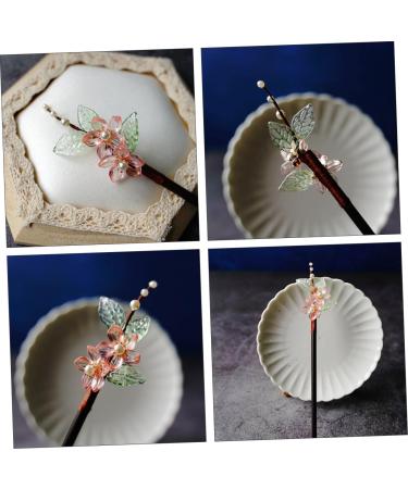 Ipetboom 1pc Hanfu Hairpin Hair Sticks for Buns Asian Hair Chopsticks Donut Hair Bun Traditional Stylish Sticks Hair Clip Chinese Headdress Decor Girl Wooden Hairpin Chinese Style Ebony - Buy Online on GoSupps.com