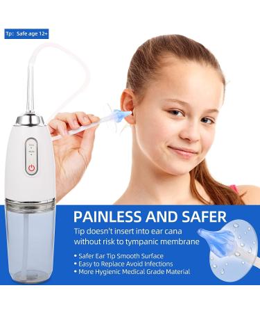 XJRHSCGS Electric Ear Wax Removal Kit - Ear Irrigation System with 3 Pressure Levels, 6 Tips, and Silicone Hose - Buy Online on GoSupps.com