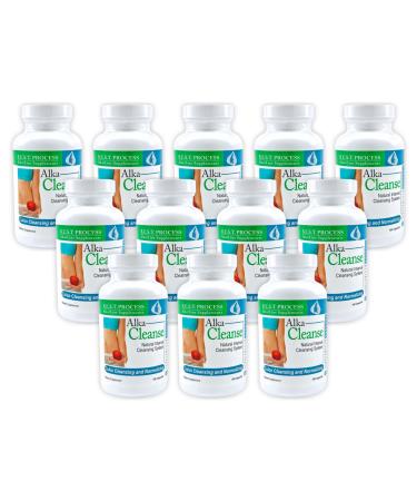 Morter HealthSystem Alka Cleanse Best Process Alkaline Herbal Detox Colon Cleanse & Digestive Distress Formula Psyllium Husk Probiotics Enzymes & Herbs (12)