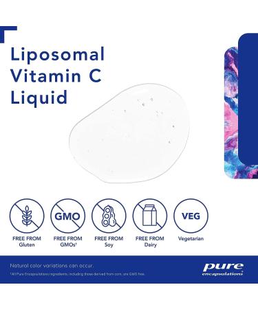 Pure Encapsulations Liposomal Vitamin C | Cellular Function & Immune Health Support | Antioxidant Defense | 4 fl. oz - Buy Online on GoSupps.com