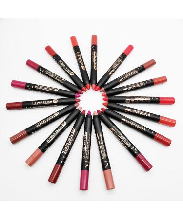 MEICOLY 9-Color Matte Lipstick & Lip Liner Set for Black Women | Velvet Durable Combination Kit with Large Sharpener - Buy Online on GoSupps.com