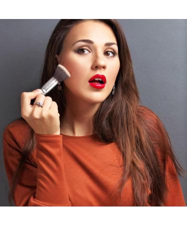 Foundation Brush Super Dense Flat Top Makeup Brush Soft Professional Foundation Applicator Brush for Liquid Cream Powder Stippling and Buffing Blending and Face Brush - Buy Online on GoSupps.com