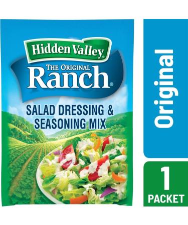 Hidden Valley Original Ranch Salad Dressing and Seasoning Mix 28 g | Perfect for Burgers Sandwiches Wraps or as a Salad Topping | Tasty and Versatile Seasoning | 4 pack - Buy Online on GoSupps.com