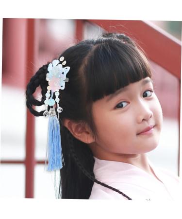 minkissy 1 Pair Butterfly Hair Clip Tassel Hair Clips Hair Barrettes for Women Thick Hair Barrettes for Women Thin Hair Chinese Wedding Hair Pin Japanese Hair Pin Nylon Pearl Miss Headgear - Buy Online on GoSupps.com