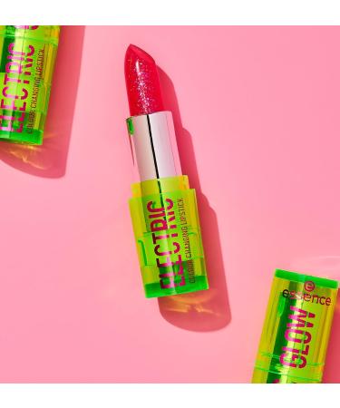 Essence Electric Glow Color Changing Lipstick - pH Reactive Natural Pink | Vegan & Cruelty Free | Gluten Free - Oil & Paraben Free - Buy Online on GoSupps.com
