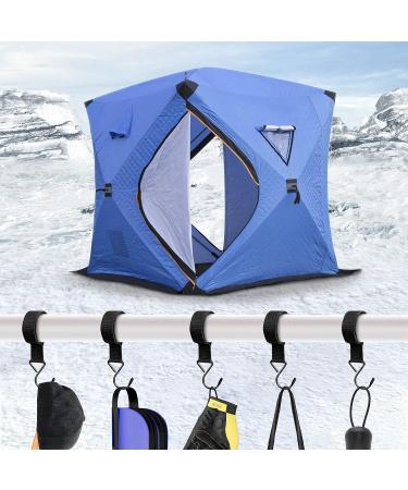 12Pcs Heavy Duty Ice Fishing Shelter Coat Hooks - Accessory Hangers for Tent, Camping, Hunting Blinds - Hanging Storage for Fishing & Hunting Gear - Buy Online on GoSupps.com