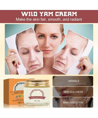 Organic Wild Yam Cream - Skin Moisturizer for All Skin Types (2PCS) | Women's Wild Yam Root Cream - International Shipping - Buy Online on GoSupps.com