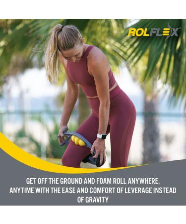 Rolflex Arm & Leg Massager for Tennis & Golfer's Elbow, Carpal Tunnel, Tendonitis - Trigger Point Relief for Wrist, Hand, Calf, Foot & Thigh - Active Release - Buy Online on GoSupps.com